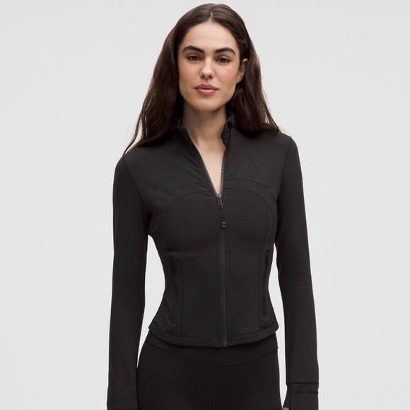 lululemon define cropped jacket nulu in black - Picture 1 of 7